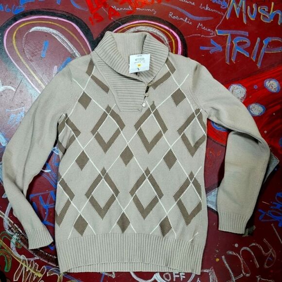 Vintage New With Tags Liz Claiborne Sweater - Picture 1 of 10